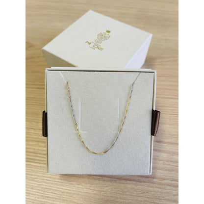 Cadena Singapur Galvanizada 40 Cm 10 K + Obsequio