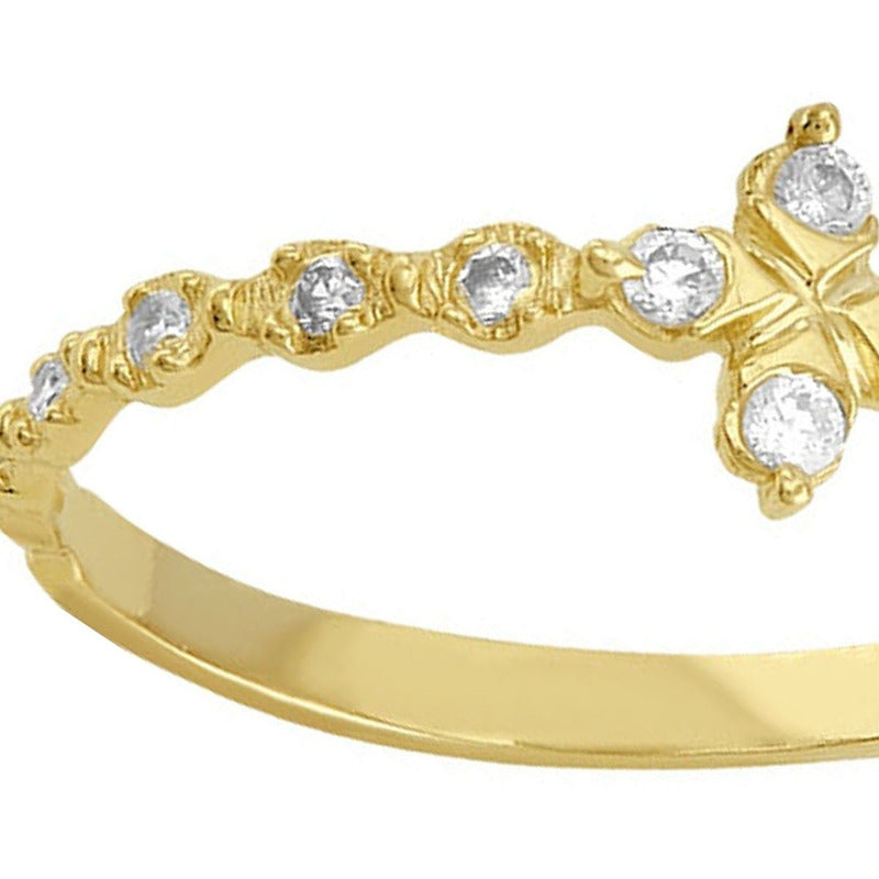 Anillo Churumbela Delgado En Oro De 10 K + Obsequio + Envio