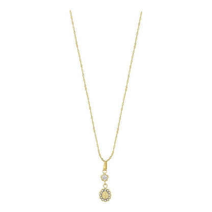 Kit Flor Guadalupe 40 Cm En Oro De 10 K + Obsequio + Envio