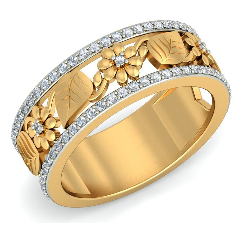 Anillo Primavera Eterna Joyería M De León Oro 10k + Regalo
