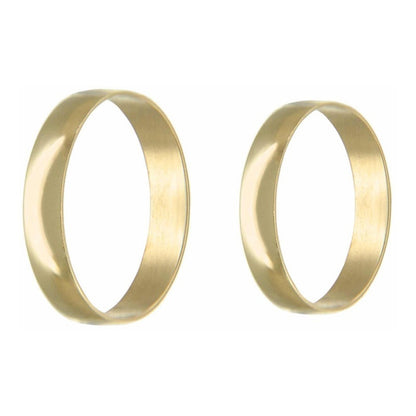 Argollas Matrimoniales Clásicas Oro 10 K 4mm