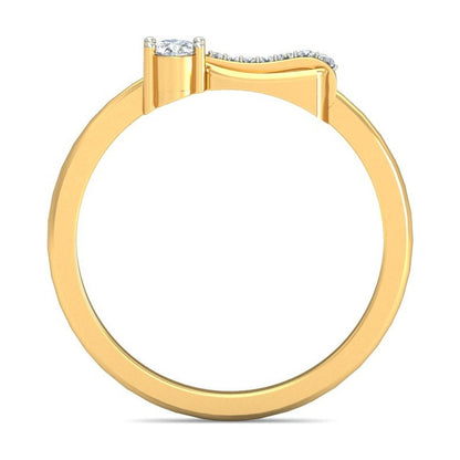 Anillo Promesa Radiante Joyería M De León Oro 10k + Regalo