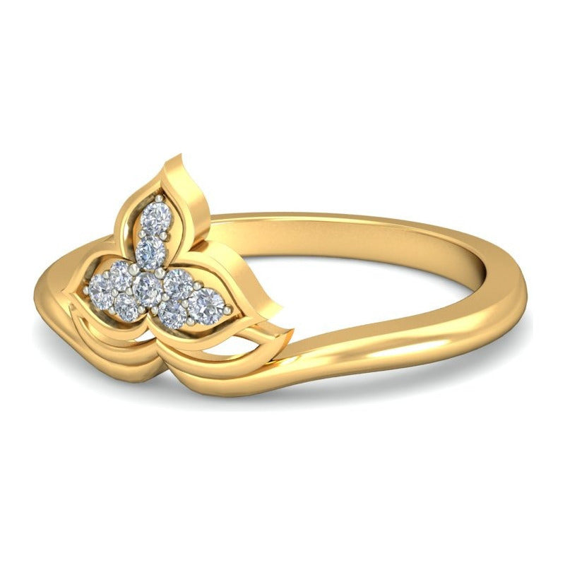 Anillo Flor Eterna Joyería M De León Oro 10k + Regalo