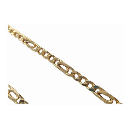 Cadena Tejido Figaro 3x1 Oro 10k + Obsequio