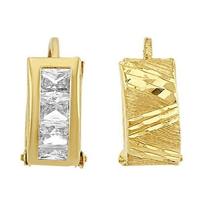 Huggies Diamante  V  En Oro De 10 K +obsequio +envio