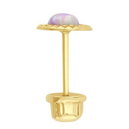 Broquel Español Tornasol En Oro De 10 K + Obsequio + Envío