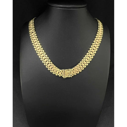 Gargantilla Rolex 50 Cm Por 1 Cm Oro 14 Kilates
