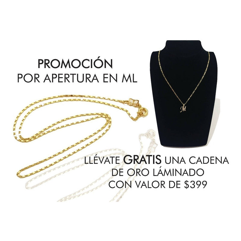 Dije Inicial Letra O Con Circonias Oro 14 K + Obsequio