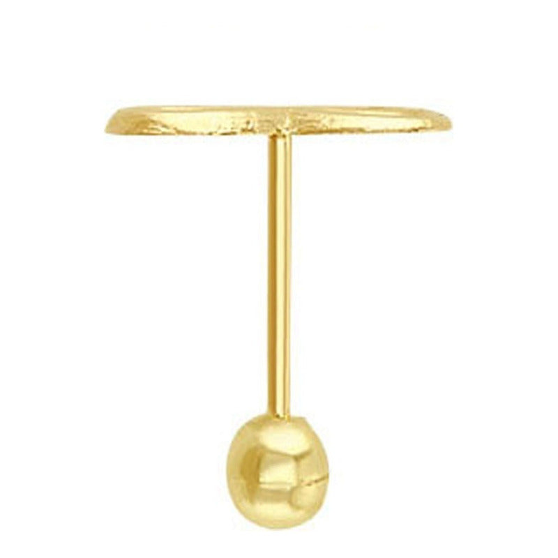 Broquel Infinito Liso En Oro De 10 K + Obsequio + Envío