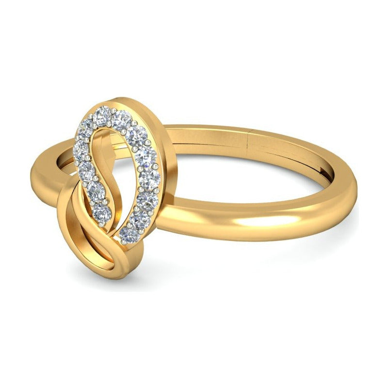 Anillo Gota Infinita Joyería M De León Oro 10k + Regalo