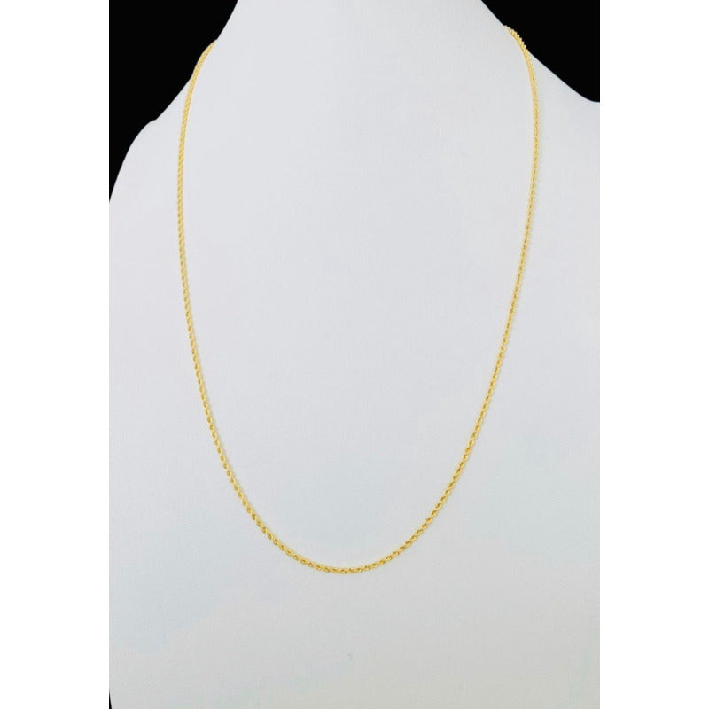 Kit Cadena Con Dije Elegante Navaja Oro 14 K. + Obsequio