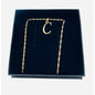 Juego Inicial Letra C Con Cadena 50 Cm Oro 14 K + Obsequio