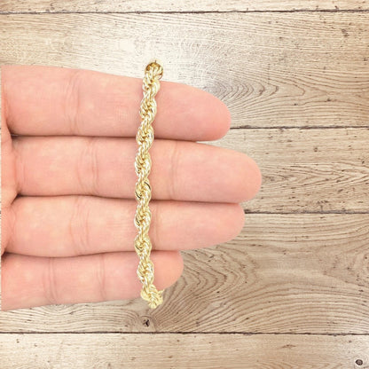 Pulsera Torsal 18 Cm X 5 Mm Oro De 10 Kilates + Obsequio