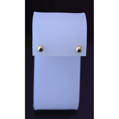 Broqueles Dormilonas Para Bebé 4.8 Mm  Oro 10 K