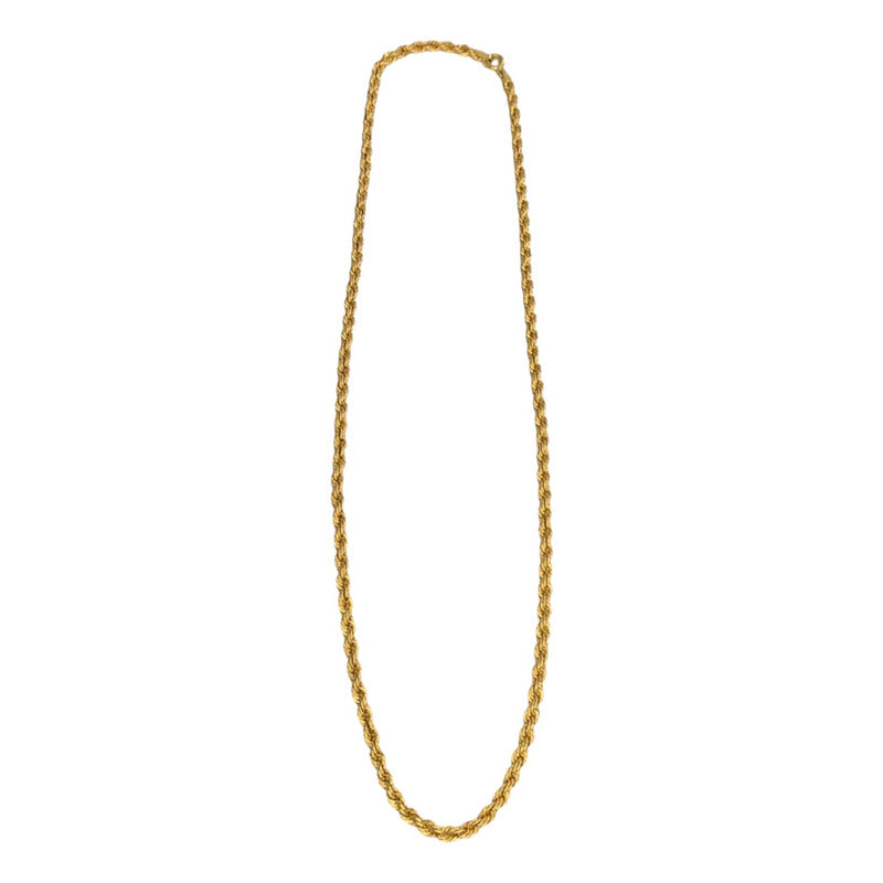 Cadena Torsal 60cm X 4mm Oro 14k + Obsequio