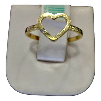 Anillo Corazón Fancy Joyería M De León Oro 10k + Regalo