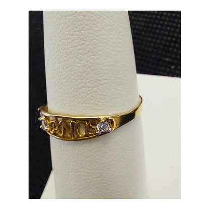 Hermoso Anillo De 15 Años En Oro De 10 Kilates+ Obsequio