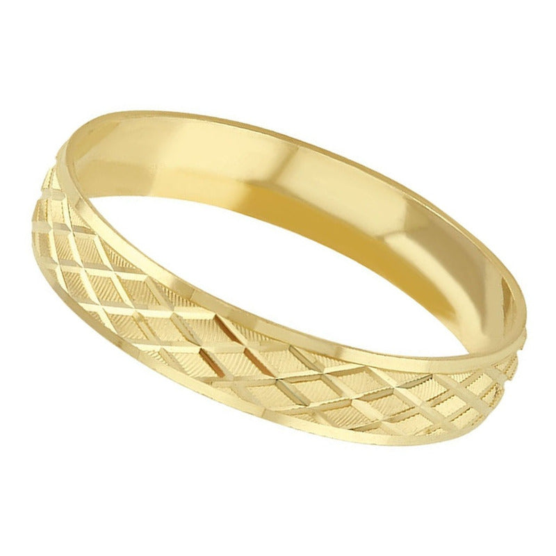 Argolla Matrimonio Red En Oro De 10 K + Obsequio + Envio