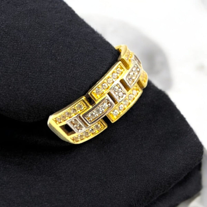 Anillo Unidos Joyería M De León Oro 14k + Regalo