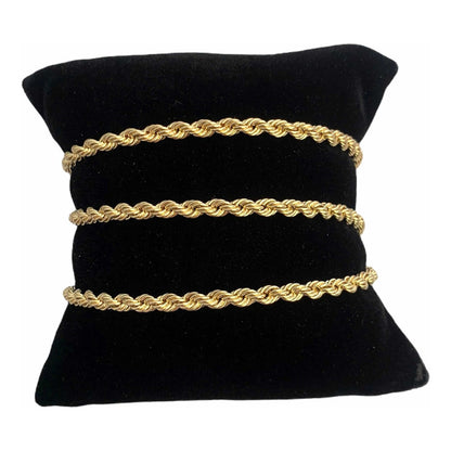 Cadena Torsal 50 Cm X 5 Cm Oro 10k + Obsequio