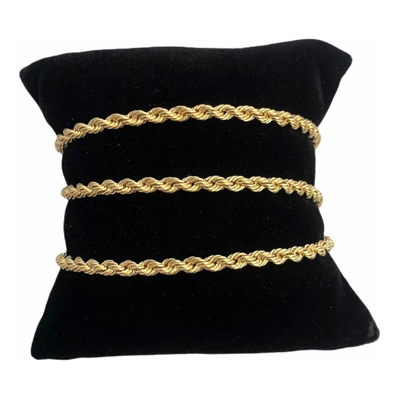 Cadena Torsal 55 Cm X 5 Cm Oro 10k + Obsequio