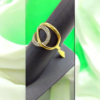 Anillo Moderno Joyería M De León Oro 10k + Regalo