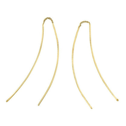 Hermosos Aretes Violadores En Oro De 10k + Obsequio