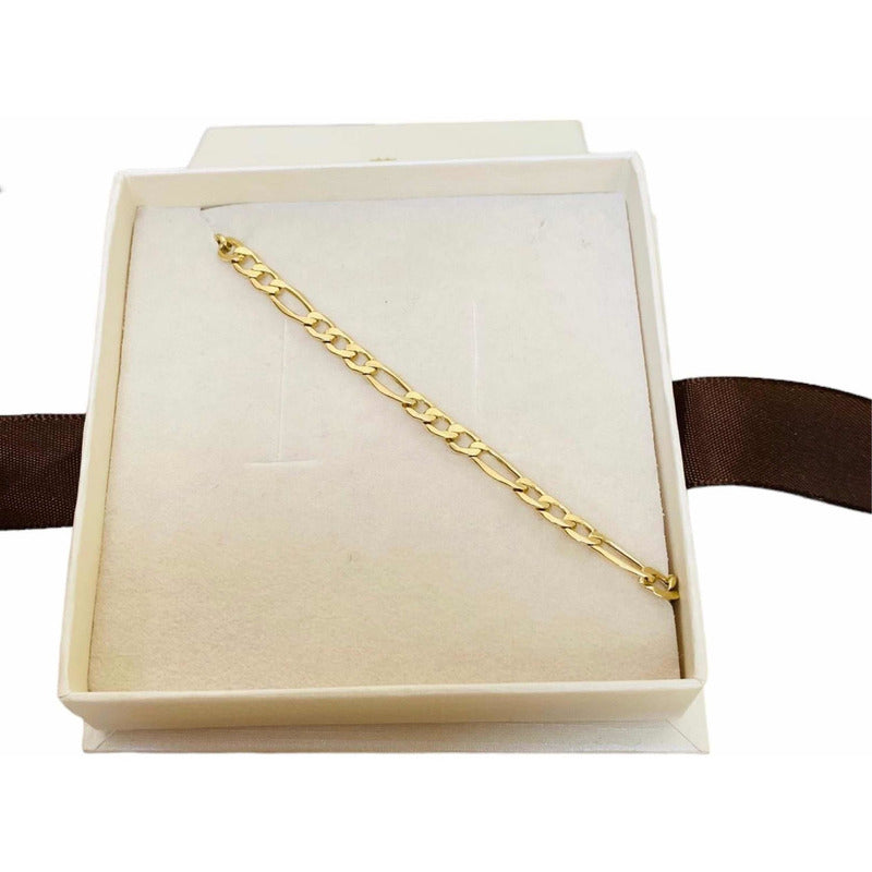 Pulsera Estilo 3x1 En Oro De 10 Kilates