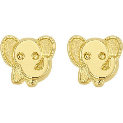 Broquel Elefante En Oro De 10 K + Obsequio + Envío