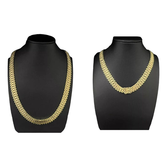 Gargantilla Rolex 50 Cm Por 1 Cm Oro 14 Kilates