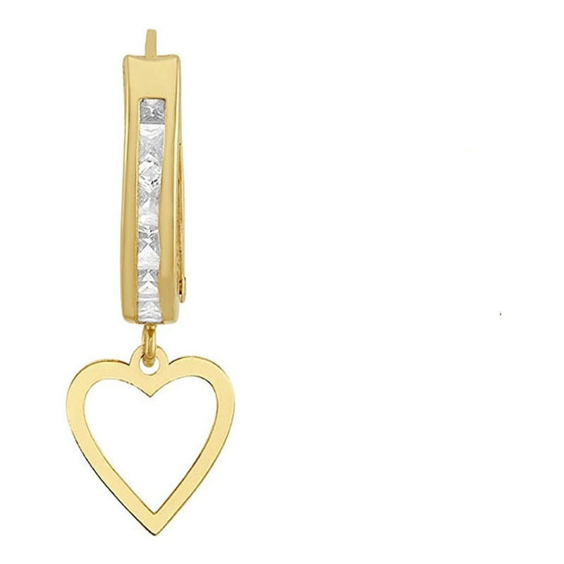 Huggies Mini Corazón Colgante En Oro De 10 K + Obsequio