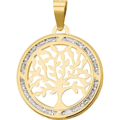 Collar Arbol De La Vida Oro 10 K  + Obsequio + Envio