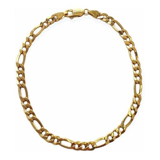 Pulsera Tejido Figaro 14k + Obsequio