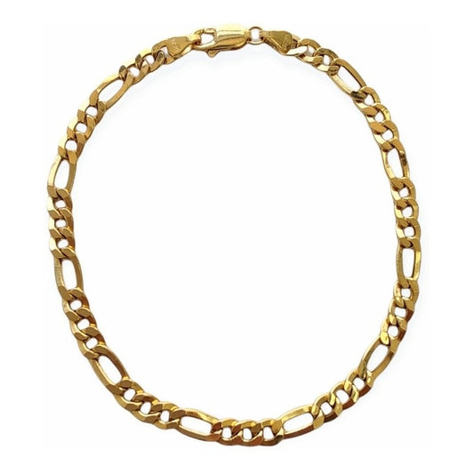 Pulsera Tejido Figaro 14k + Obsequio