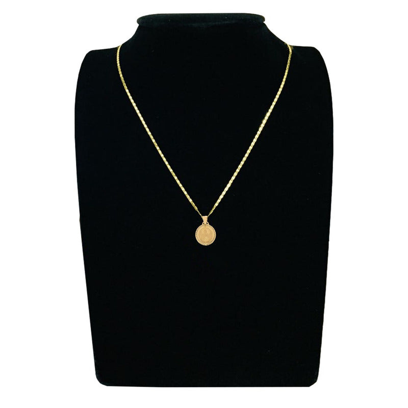 Medalla Sagrado Corazón Facetada Oro 14 K + Obsequio