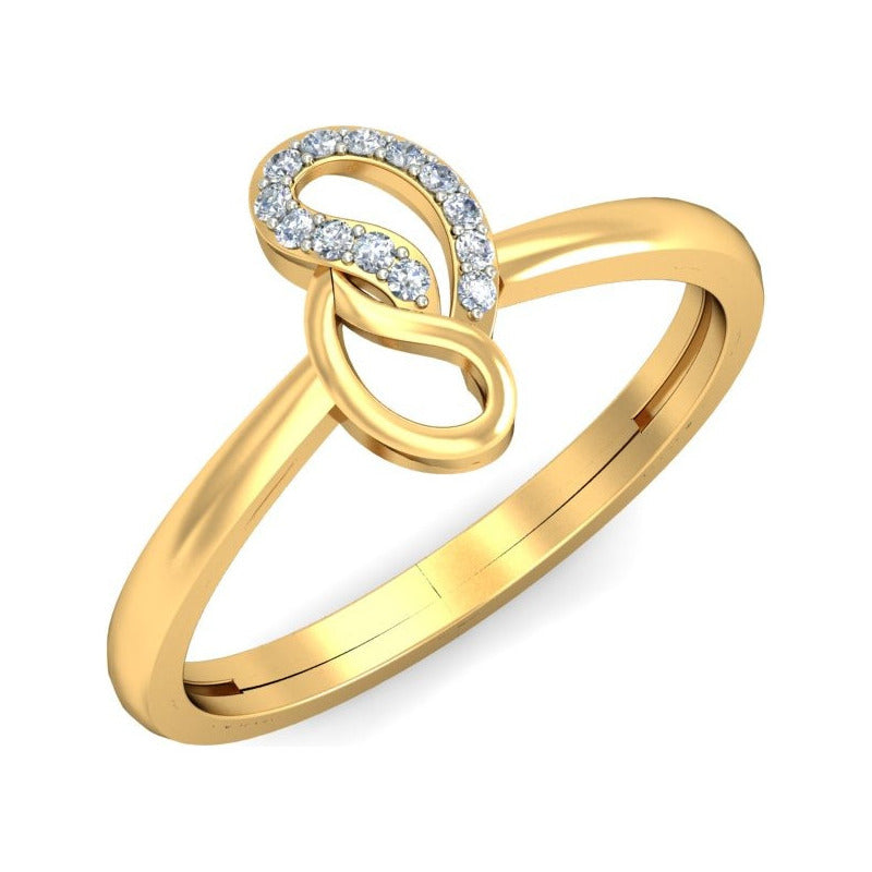 Anillo Gota Infinita Joyería M De León Oro 10k + Regalo