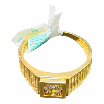 Elegante Anillo En Oro De 10 Kilates+regalo