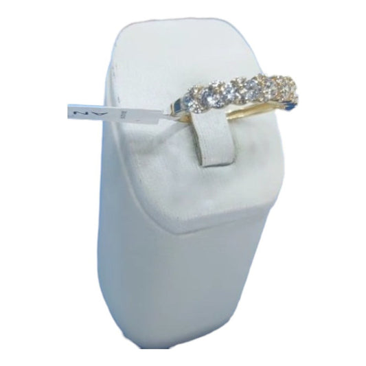 Churumbela Con 22 Circonias Baguettes Oro 10 K + Obsequio