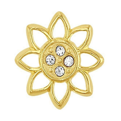 Broquel Sol En Oro De 10 K + Obsequio + Envío