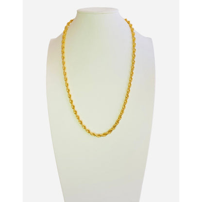 Cadena Torsal 55 Cm Por 6 Mm Oro 10 K  + Obsequio