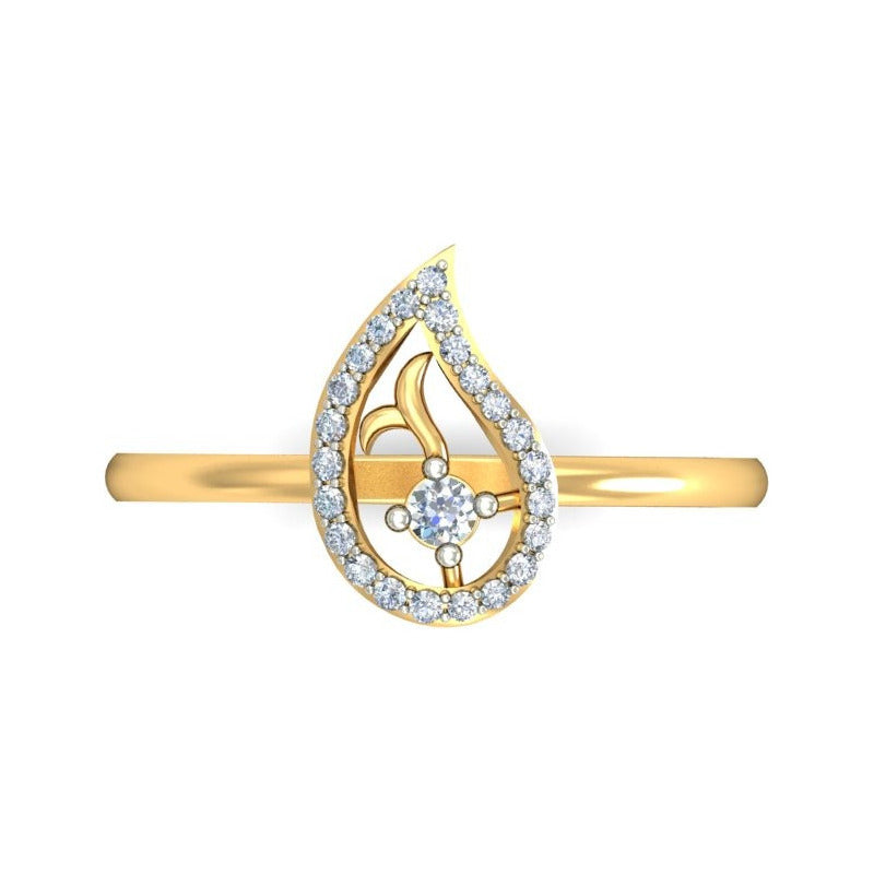 Anillo Gota Serena Joyería M De León Oro 10k + Regalo