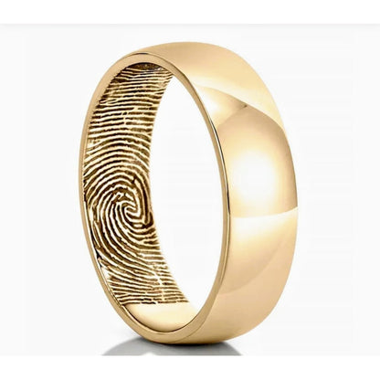 Argollas Matrimoniales Huella Dactilar Y Firma Oro 14 K
