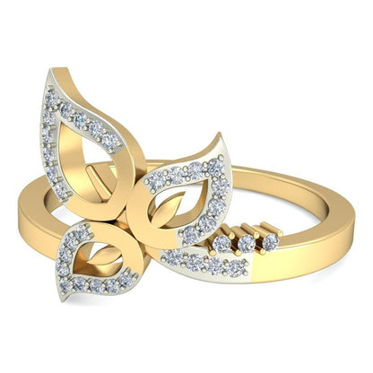 Anillo Jardín De Oro Joyería M De León Oro 10k + Regalo