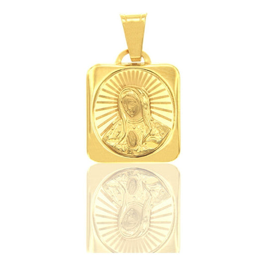 Kit Cadena Singapur +medalla Guadalupana Oro 14 K + Obsequio