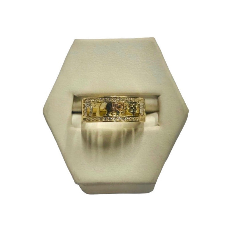 Anillo De La Suerte Oro 10 K + Obsequio + Envio