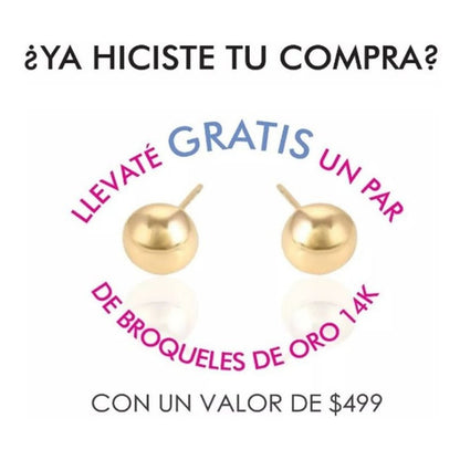 Esclava Infantil Tejido 1x1 De 14 Cm Oro 10 K + Obsequio