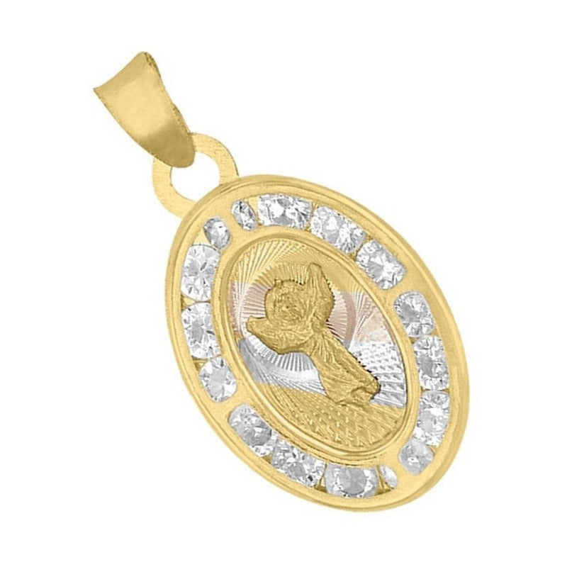 Medalla Oval Niño Divino En Oro De 14 K + Obsequio + Envio