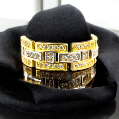 Anillo Unidos Joyería M De León Oro 14k + Regalo