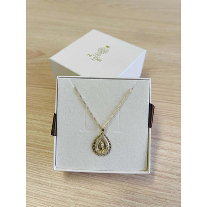 Kit Cadena Con Medalla  Guadalupe Oro 10 K + Obsequio