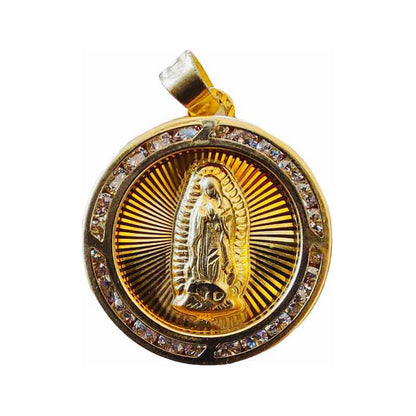 Medalla Escapulario #2 Rayos En Oro De 10 K + Obsequio